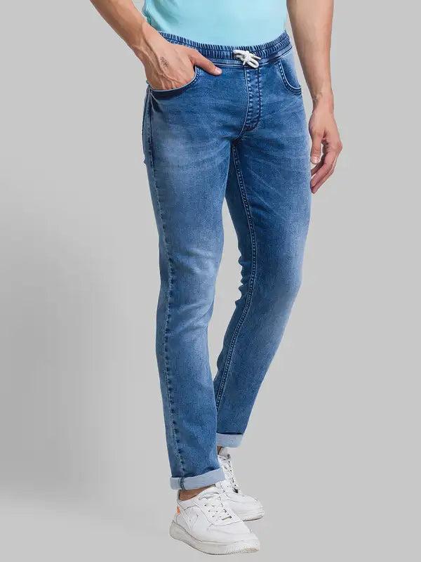 Men Jogger Fit Blue Jeans