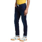 Men Slim Tapered Fit Brown Jeans