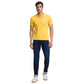 Men Slim Tapered Fit Brown Jeans