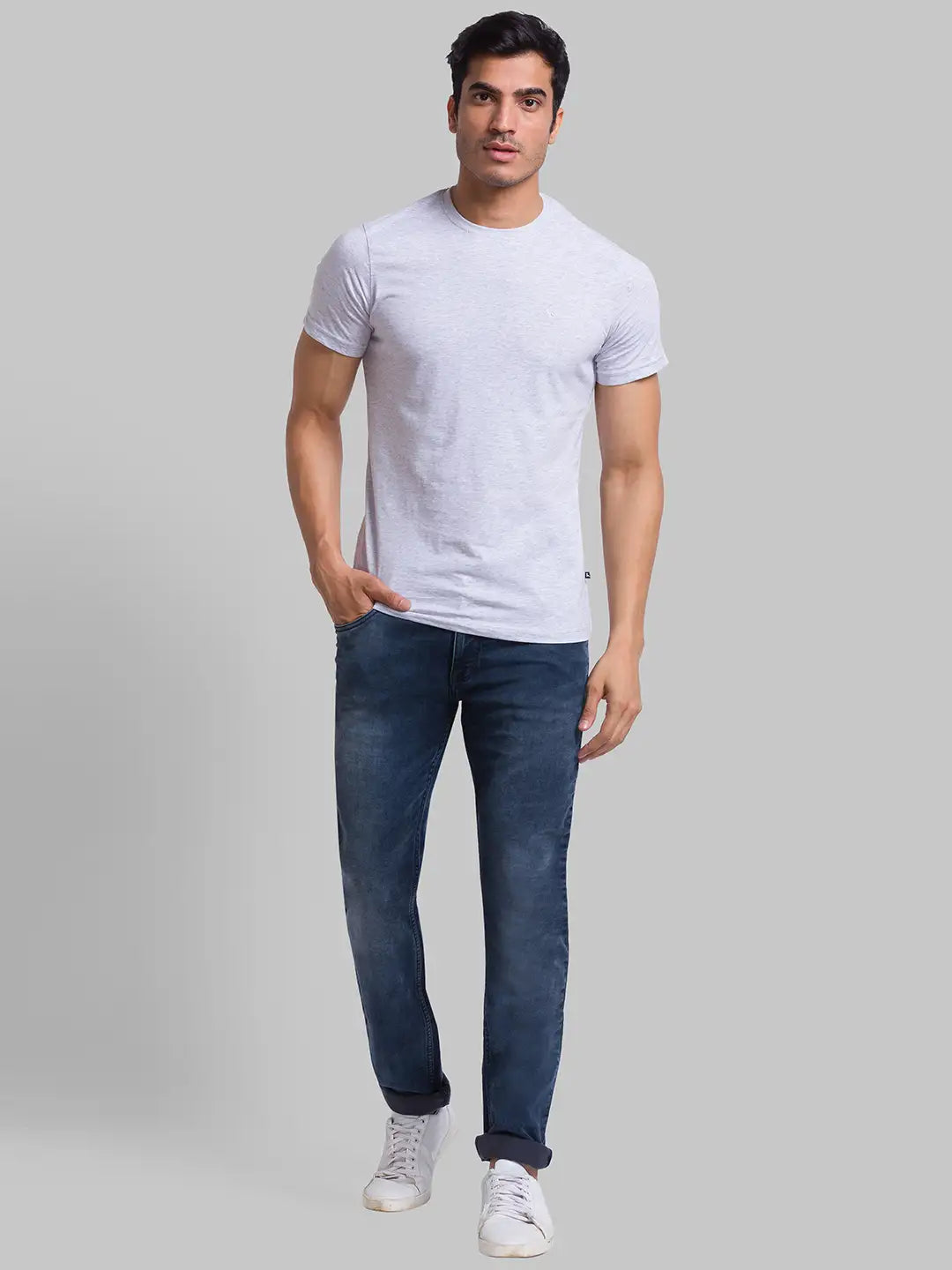 Men Skinny Fit Blue Jeans