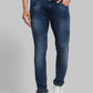 Men Tapered Fit Blue Jeans