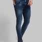 Men Tapered Fit Blue Jeans