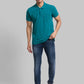 Men Tapered Fit Blue Jeans