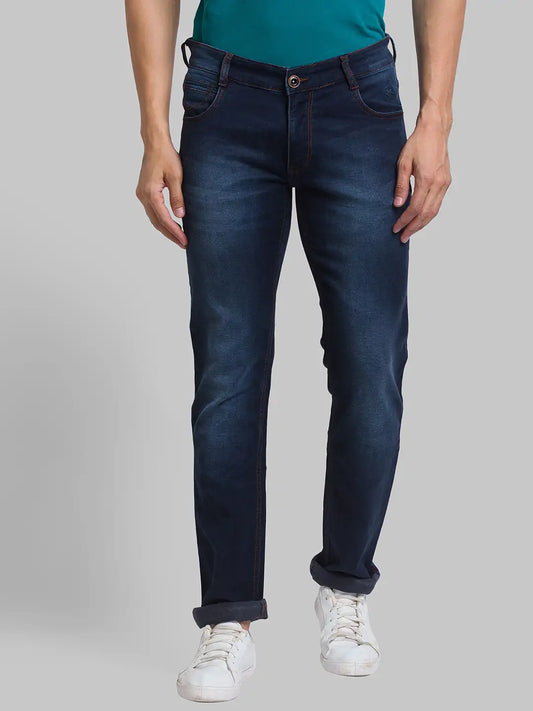 Men Skinny Fit Blue Jeans