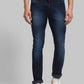 Men Tapered Fit Blue Jeans