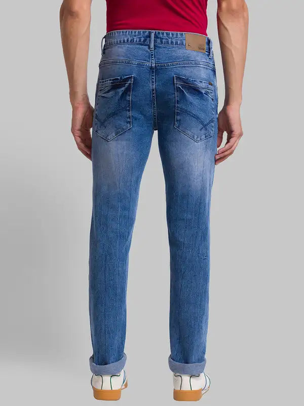 Men Skinny Fit Blue Jeans