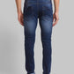 Men Skinny Cropped Fit Blue Jeans