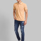 Men Skinny Cropped Fit Blue Jeans