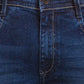 Men Skinny Cropped Fit Blue Jeans