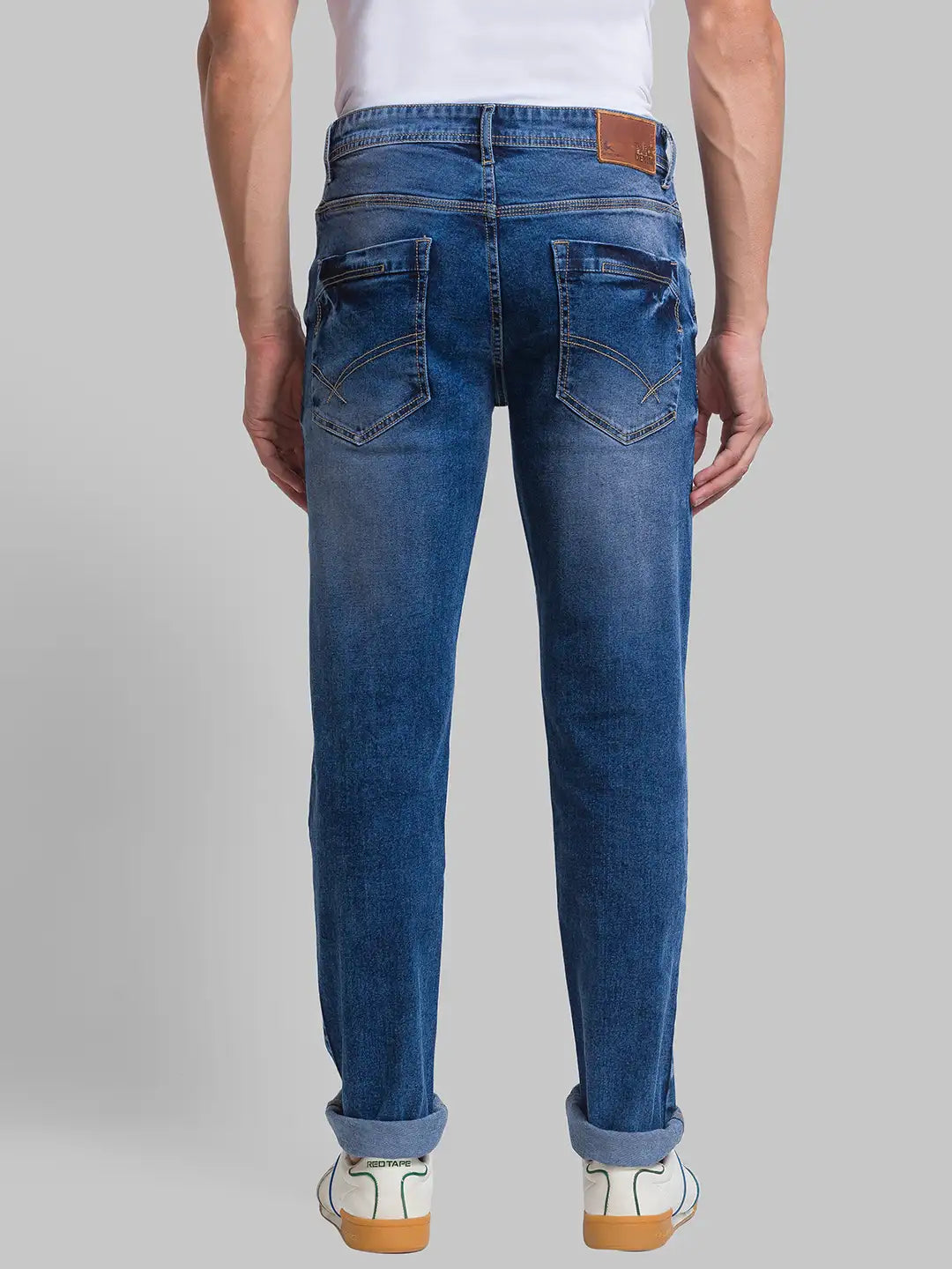 Men Skinny Fit Blue Jeans