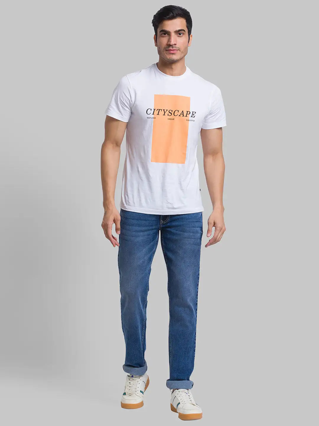 Men Skinny Fit Blue Jeans