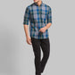 Men Black Low Rise Tapered Fit Twill Cotton Blend Jeans