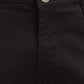 Men Black Low Rise Tapered Fit Twill Cotton Blend Jeans