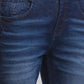 Men Skinny Cropped Fit Blue Jeans