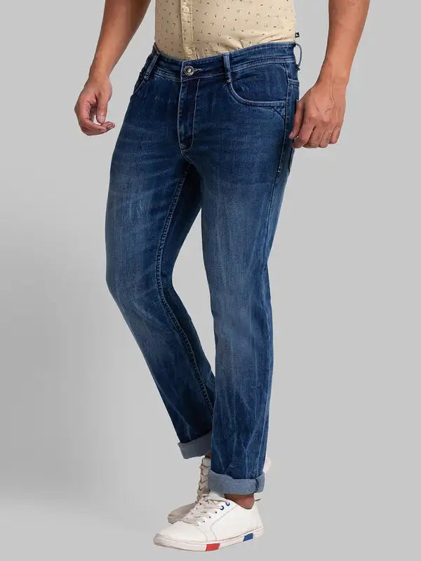 Men Skinny Fit Blue Jeans