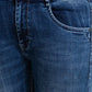 Men Slim Tapered Fit Blue Jeans