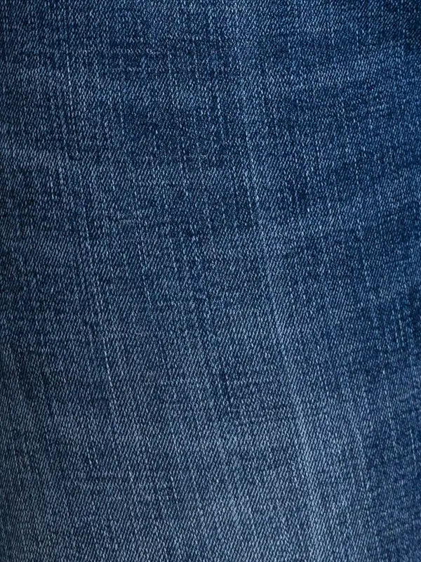 Men Slim Tapered Fit Blue Jeans
