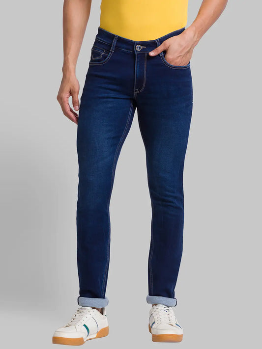 Men Skinny Fit Blue Jeans