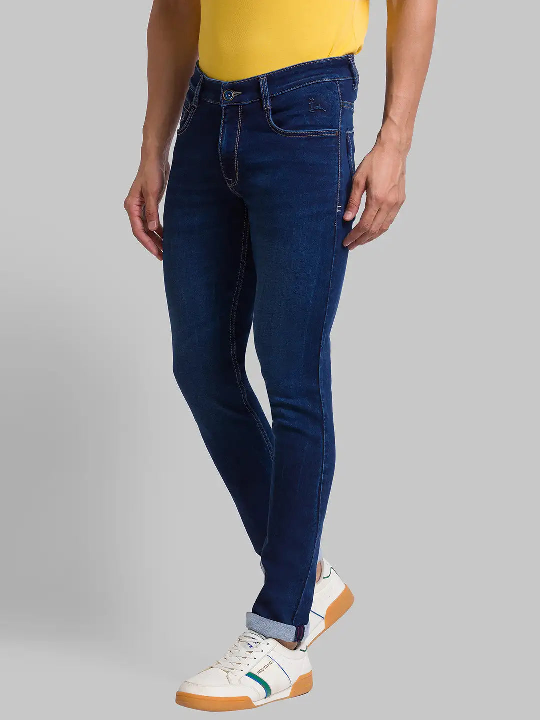 Men Skinny Fit Blue Jeans