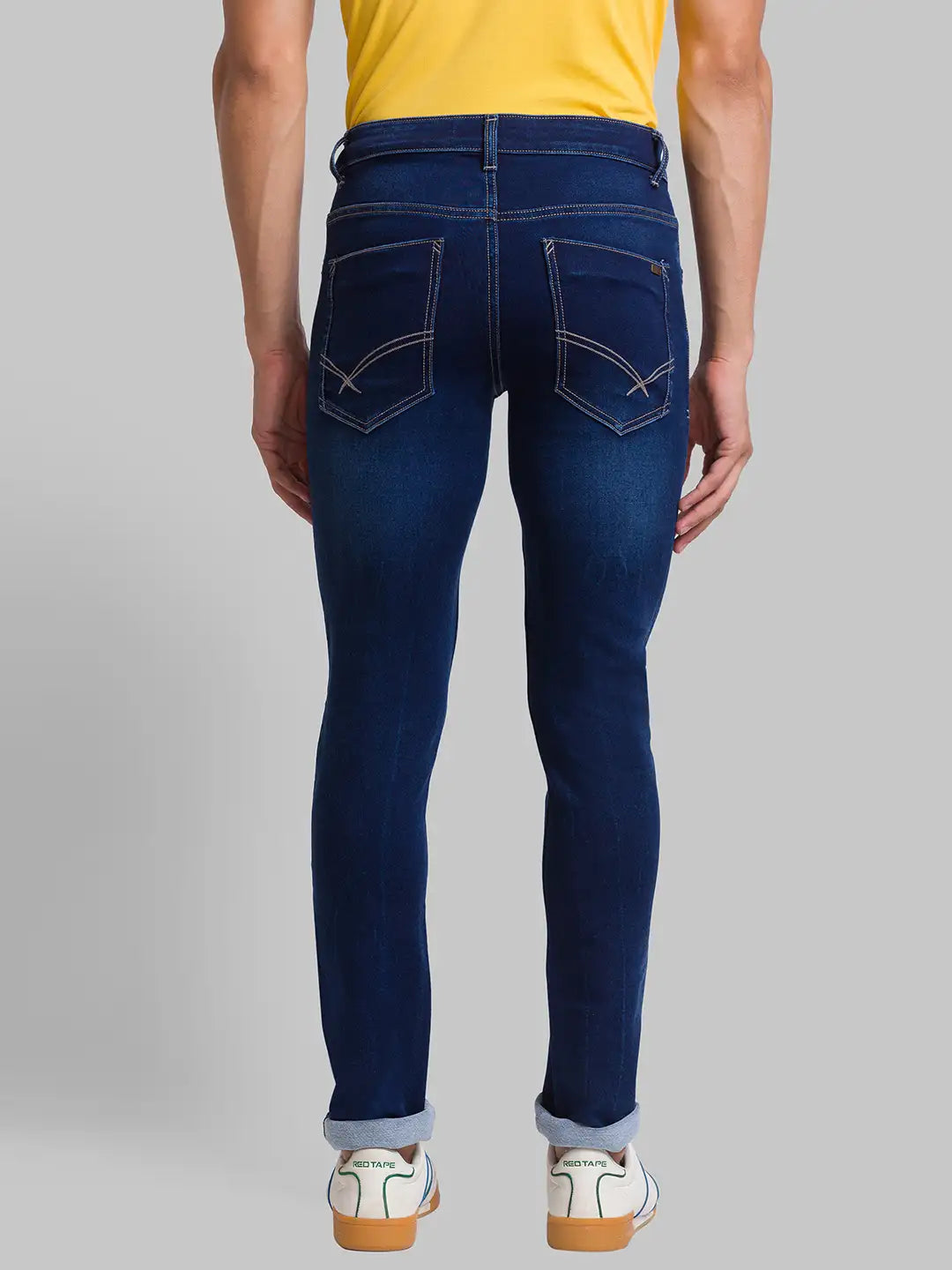 Men Skinny Fit Blue Jeans