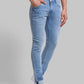 Men Tapered Fit Green Jeans