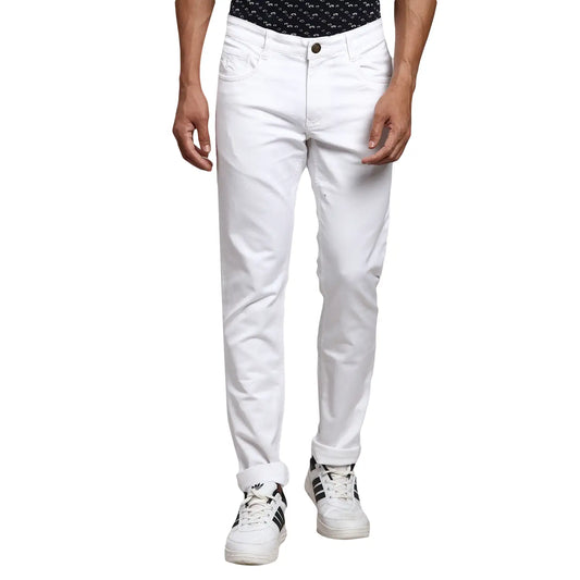 Men Super Slim Fit Blue Jeans