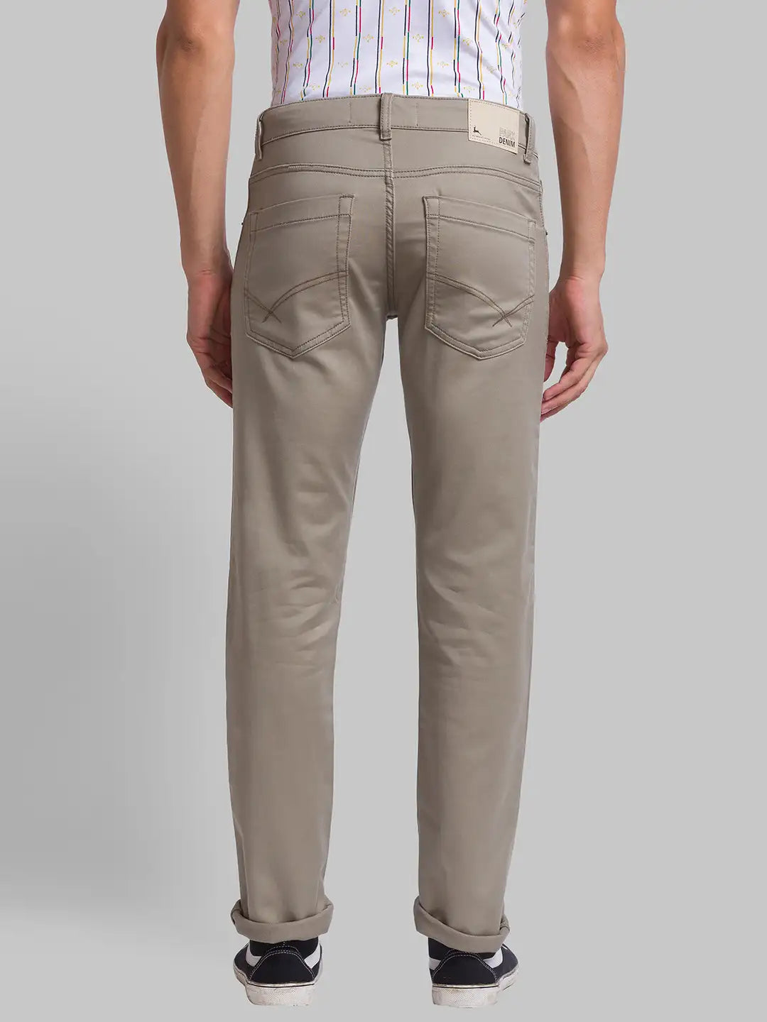 Men Tapered Fit Grey Jeans