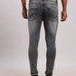 Men Blue Slim Tapered Fit Plain Cotton Blend Jeans