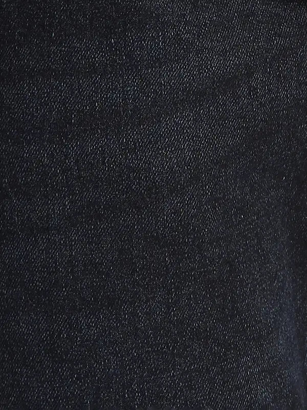 Men Slim Tapered Fit Blue Jeans