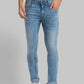 Men Slim Tapered Fit Blue Jeans
