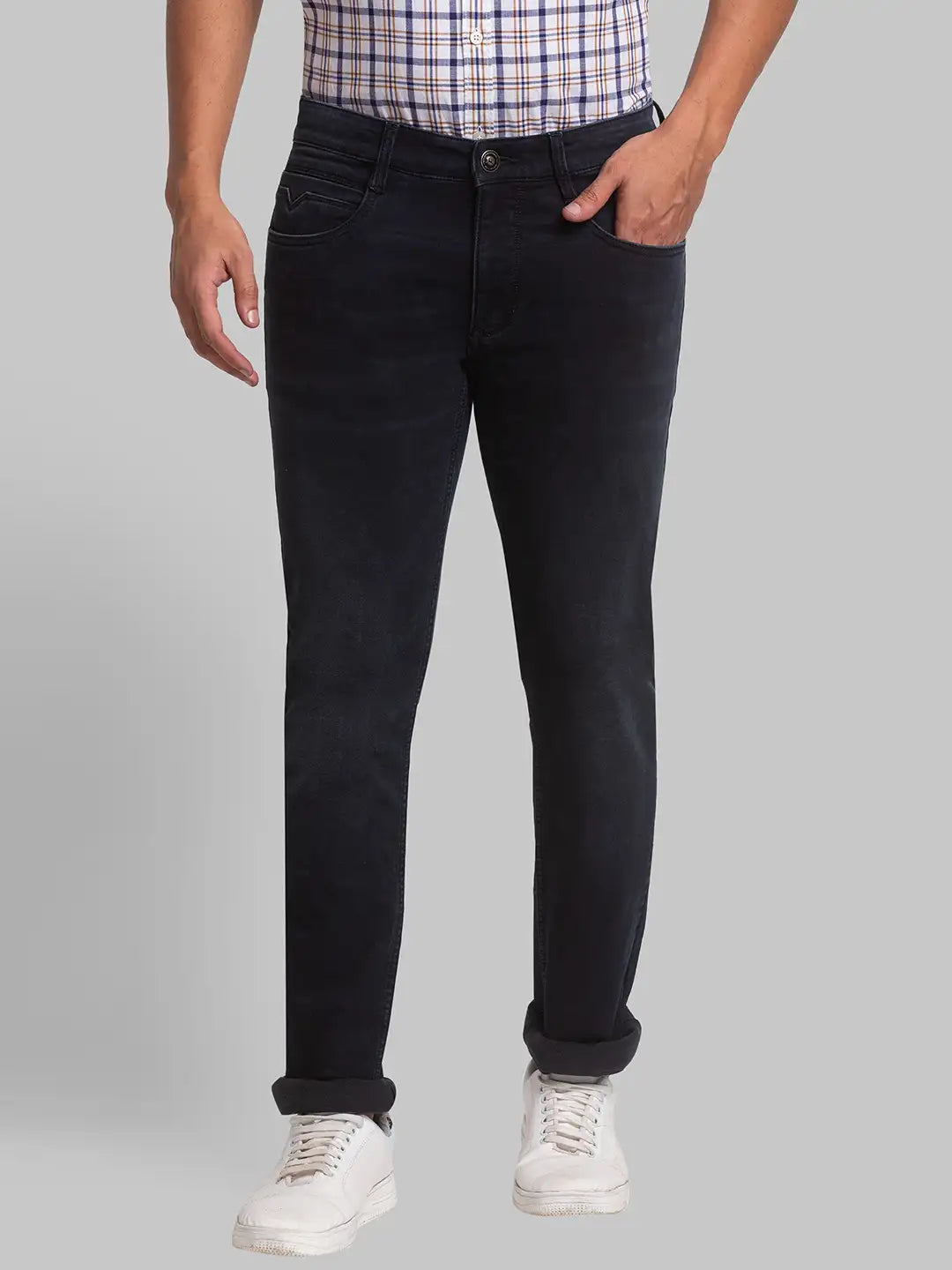 Men Skinny Fit Blue Jeans
