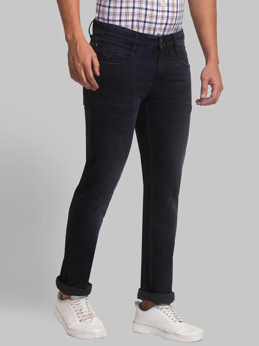 Men Skinny Fit Blue Jeans