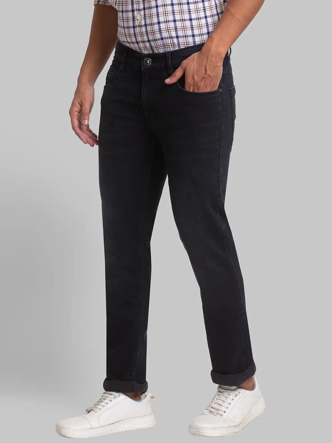 Men Skinny Fit Blue Jeans