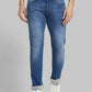 Men Regular Fit Blue Blazer