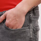 Parx Men Blue Twill Slim Tapered Fit Cotton Blend Jeans