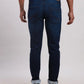 Parx Men Blue Plain Slim Tapered Fit Cotton Blend Jeans