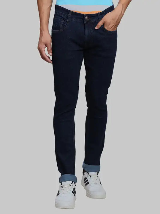 Men Slim Fit Blue Jeans