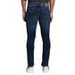 Men Slim Fit Blue Jeans