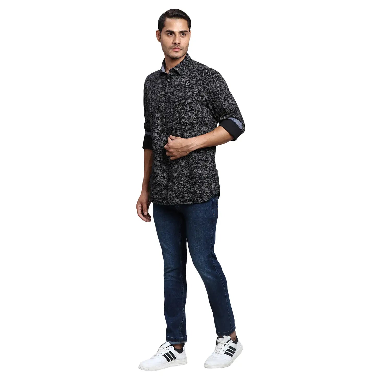 Men Slim Fit Blue Jeans
