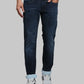 Men Super Slim Fit Blue Jeans