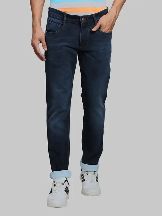 Men Super Slim Fit Blue Jeans