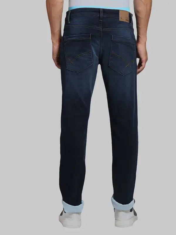 Men Super Slim Fit Blue Jeans