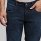 Men Super Slim Fit Blue Jeans