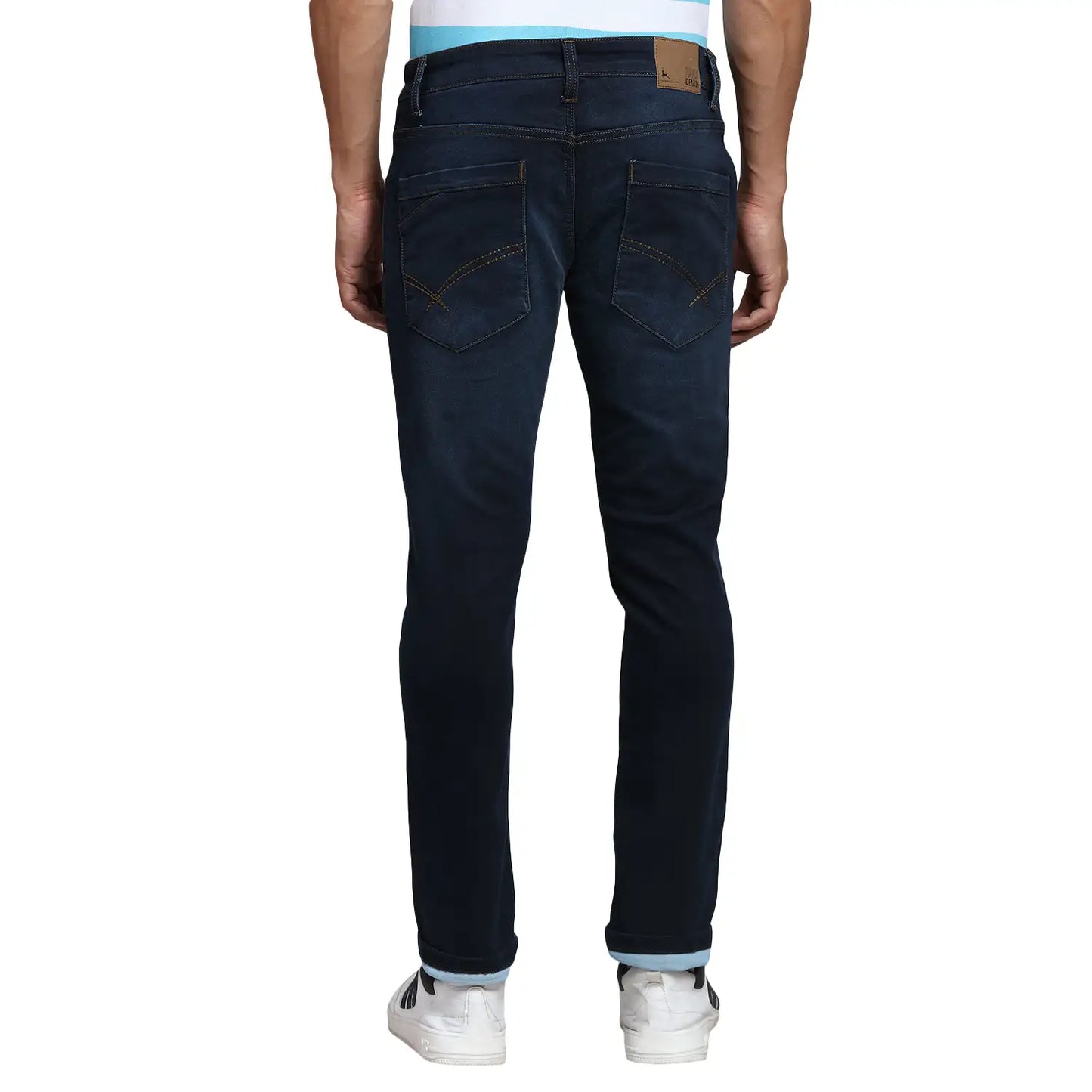 Men Slim Fit Blue Jeans
