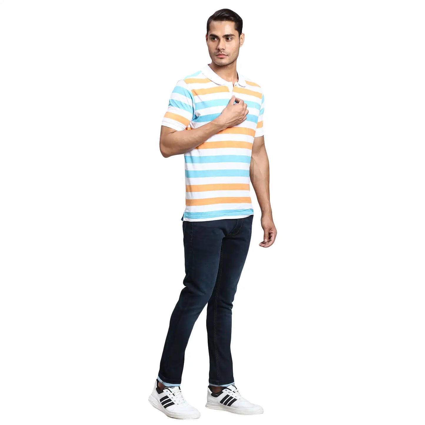 Men Slim Fit Blue Jeans