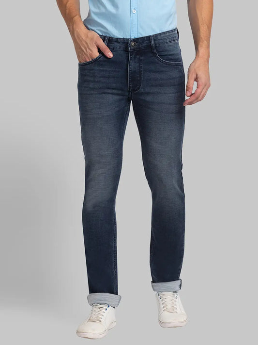 Men Skinny Fit Blue Jeans