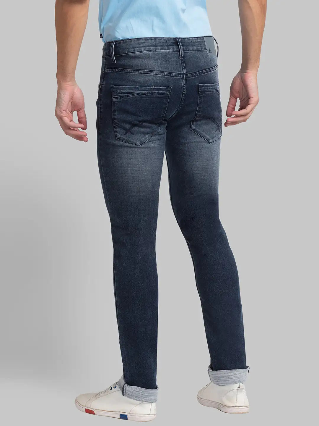 Men Skinny Fit Blue Jeans