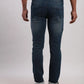 Parx Men Blue Plain Skinny Fit Cotton Blend Jeans