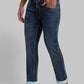 Men Slim Tapered Fit Blue Jeans