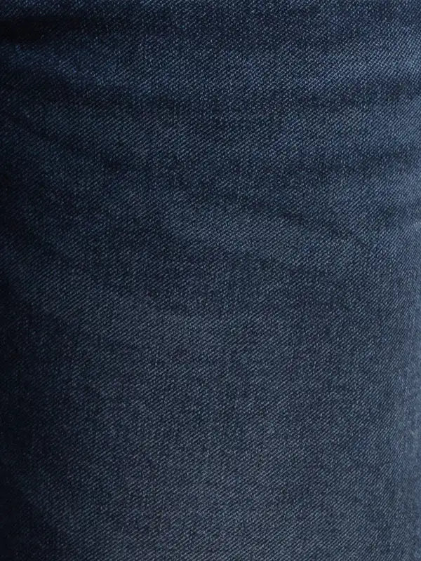 Men Slim Tapered Fit Blue Jeans